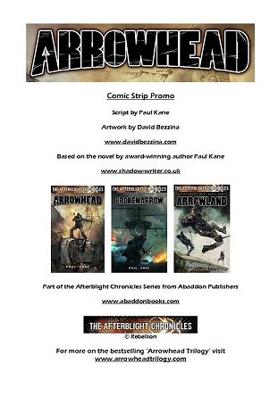Arrowhead Comic Strip Promo, Paul Kane & David Bezzina