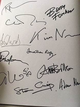 Signatures for The Art of Horror Movies, edited by Stephen Jones
