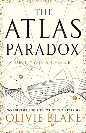 Book cover featuring abstract pattern - The Atlas Paradox by Olivie Blake