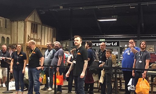 Signing queue at Black Library live