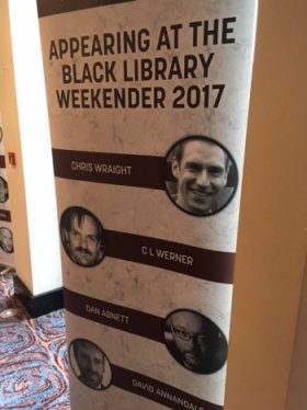 Guests at the Black Library Weekender: Chris Wraight, C L Werner, Dan Abnett, David Annandale