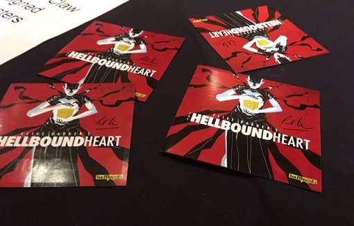 Signed copies of Paul Kane's audio adaptation of Clive Barker's Hellbound Heart