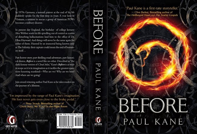Before, by Paul Kane - wraparound cover