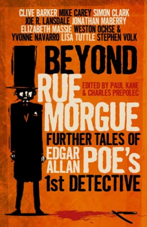 Book cover; Beyond Rue Morgue, edited by Paul Kane and Charles Prepolec
