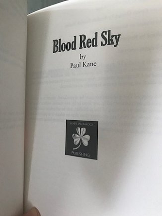Title page of Blood Red Sky by Paul Kane