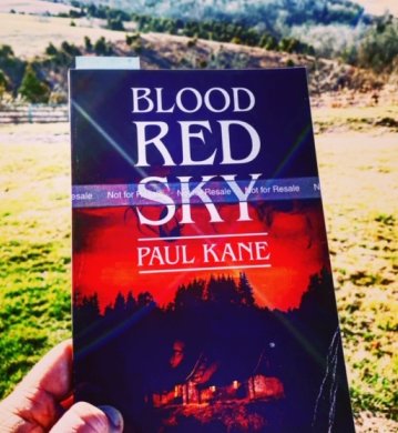 Book cover, Blood Red Sky by Paul Kane