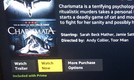 Charismata movie info, Amazon