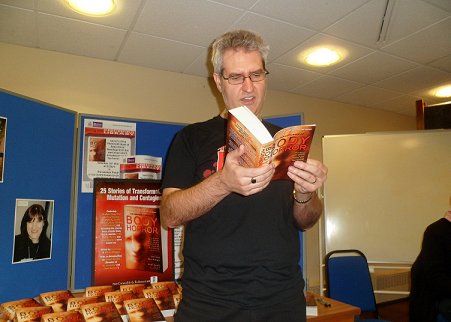 Paul Kane reading from the introduction to Mammoth Book of Body Horror