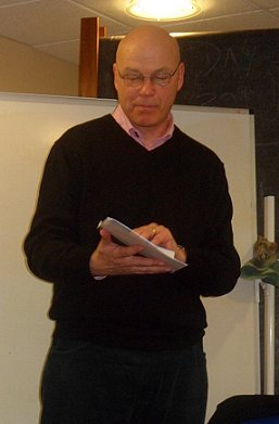 Simon Clark reading from his story