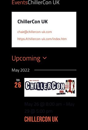 Screenshot - Chillercon UK PR