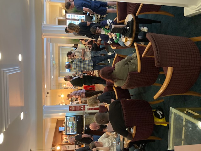Busy bar area at ChillerCon UK