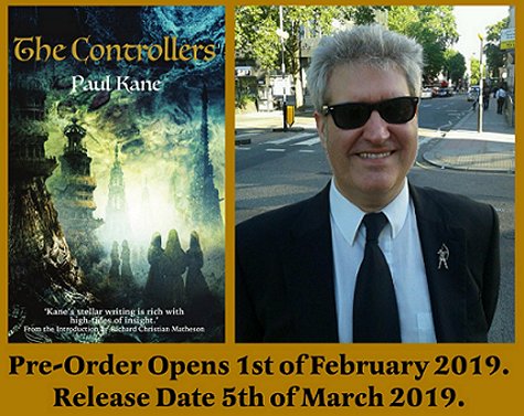 Pre-order advert for The Controllers, by Paul Kane