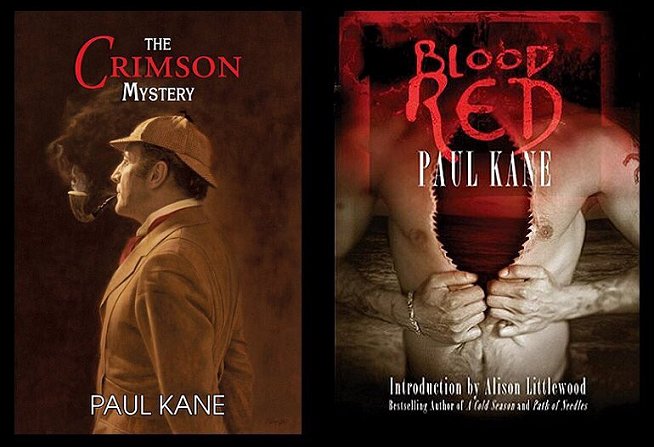 The Crimson Mystery, Paul Kane. Blood RED, Paul Kane
