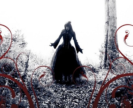 Image - witch from cover of Cursed, edited by Marie O'Regan and Paul Kane