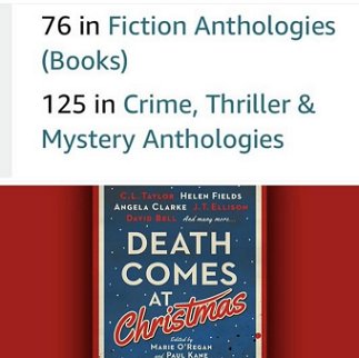 banner image showing Death Comes at Christmas, edited by Marie O'Regan and Paul kane. 76 in Fiction anthologies (Books) 125 in Crime, Thriller and Mystery Anthologies