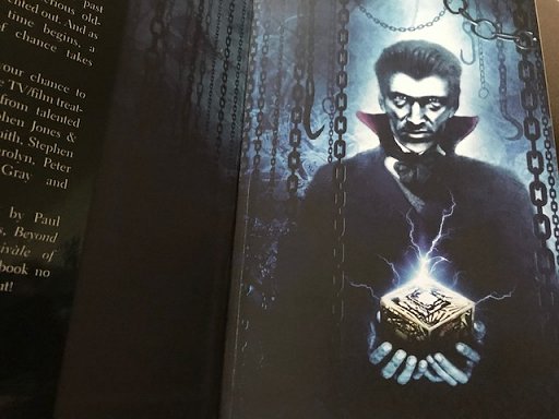 Dark Mirages, edited by Paul Kane - interior artwork, Dracula with puzzlebox