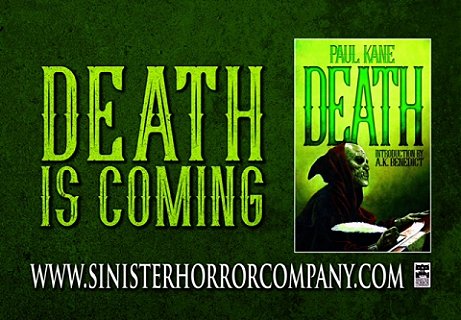 Death is Coming: Death, by Paul Kane, from Sinister Horror Company