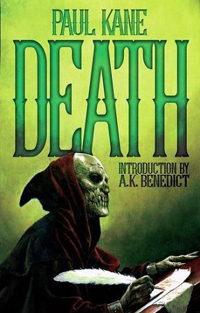 Book cover. Death by Paul Kane