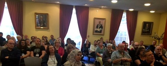 Audience for panel at Dublin Ghost Story Festival