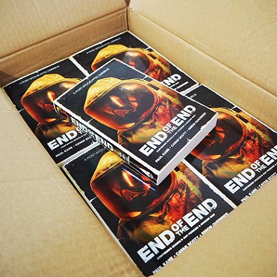 Copies of End of the End, by Paul Kane, Cavan Scott and Simon Guerrier