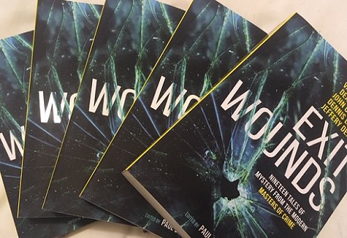 Contributor copies of Exit Wounds, edited by Paul B. Kane and Marie O'Regan