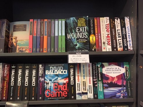 Exit Wounds, edited by P B Kane and Marie O'Regan, Waterstones Shelfie