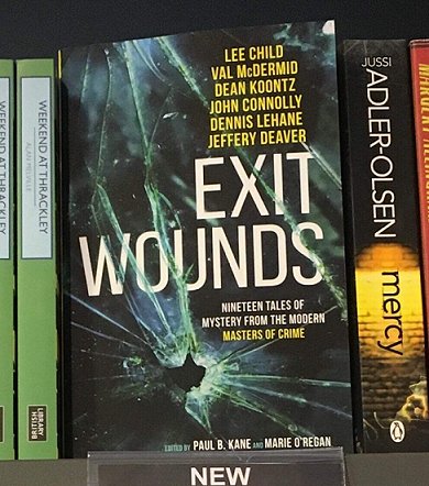 Shelfie - Exit WOunds, edited by Paul B. Kane and Marie O'Regan