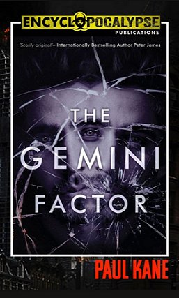 Book cover. The Gemini Factor by Paul Kane