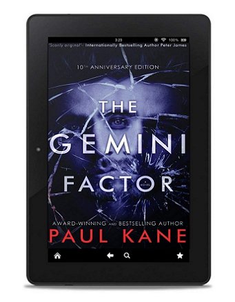 Ebook, 10th anniversary edition of The Gemini Factor, by Paul Kane