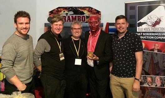 L to R: Christopher Griffiths, Cliff Wallace, Paul Kane, Skinless Frank, Gary Smart