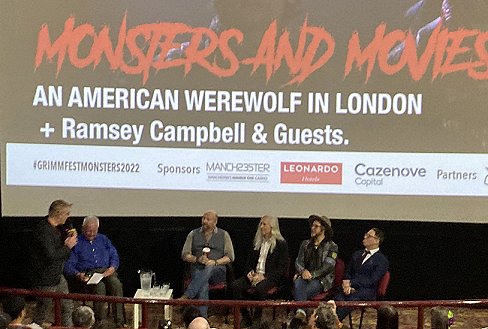 Grimmfest Monsters and Movies presents An American Werewolf in London, with Q and A introduced by Simeon Halligan, featuring Ramsey Campbell, Neil Marshall, Mick Garris, Corin Hardy and Reece Shearsmith