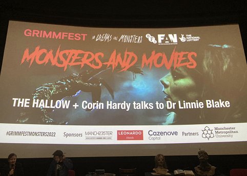 Banner image - Grimmfest Monsters and Movies shows The Hallow, plus Dr Linnie Blake talks to director Corin Hardy