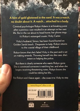 Back cover of Her Husband's Grave by P L Kane
