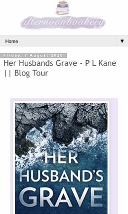 Banner image: Afternoon Bookery - Her Husband's Grave by P L Kane