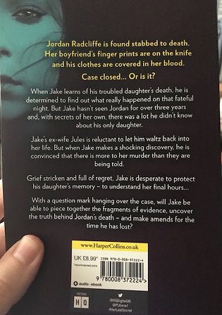 Back cover of contributor copy of Her Last Secret, by PL Kane
