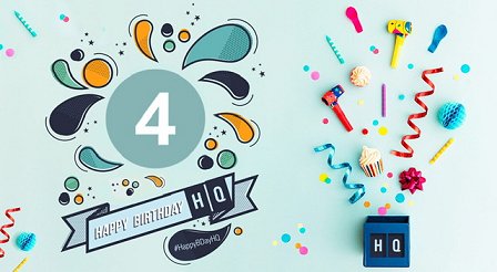 Banner imaged: HQ Happy 4th Birthday