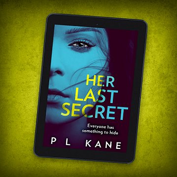 advertisement for ebook of Her Last Secret, by PL Kane