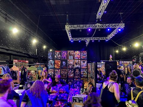 stalls at HorrorCon UK