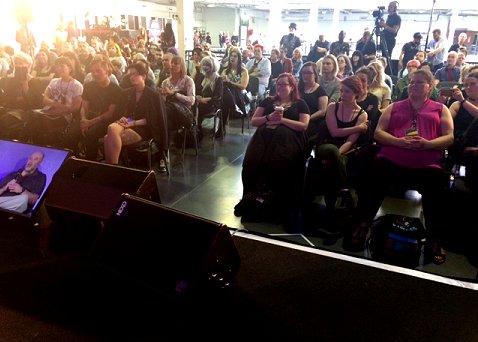 Audience for Hellraiser Panel, IMATS, London