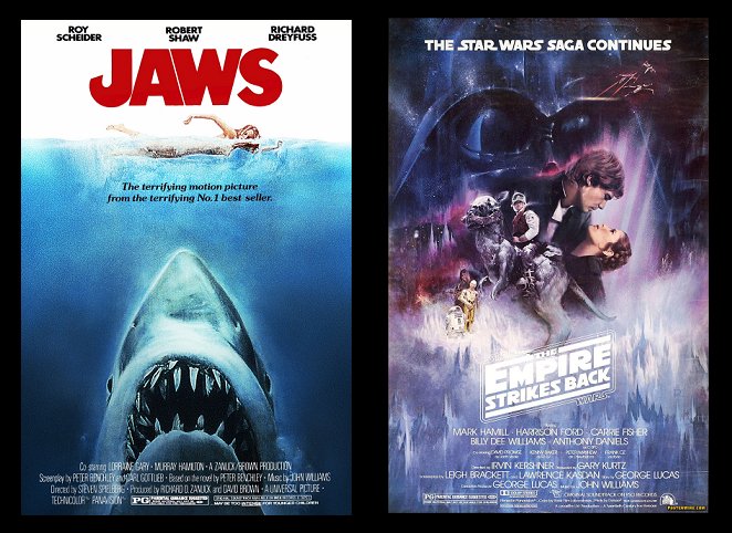 Jaws, The Empire Strikes Back
