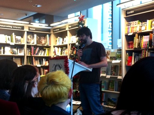 Joe Hill reading at Waterstones Liverpool One