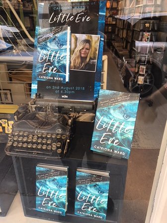 Display for Little Eve, by Catriona Ward