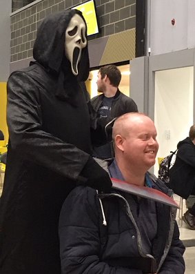 Ghostface cosplay, Liverpool HorrorCon