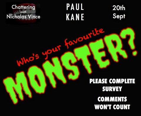 Paul Kane, Chattering with Nicholas Vince - Who's Your Favourite Monster?