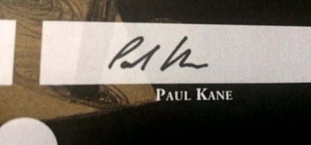 Paul Kane signature