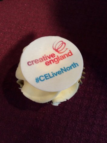 Creative England Northern Lights event, cake