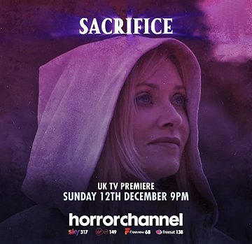 Screenshot: UK TV PREMIERE Sunday 12th December, horror channel - Sacrifice