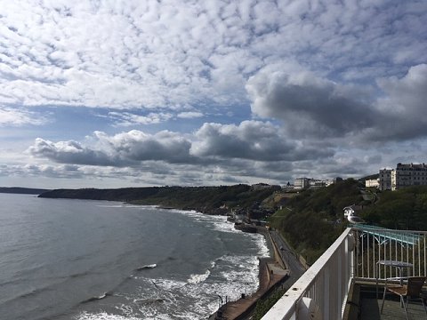 View from the balcony, The Grand, Scarborough