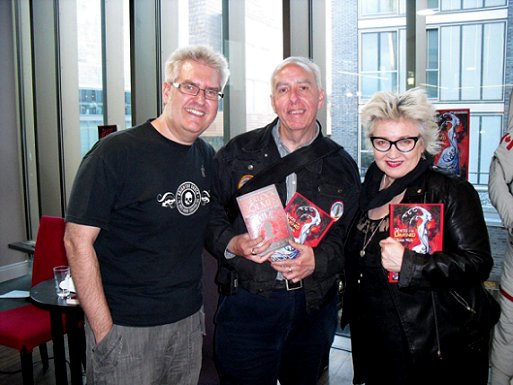 Paul Kane and Barbie Wilde, Sherlock Holmes and the Servants of Holmes signing, Waterstone's Liverpool One
