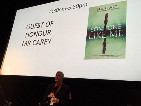 Sledge Lit. Guest of Honour, M.R. Carey, author of Someone Like Me